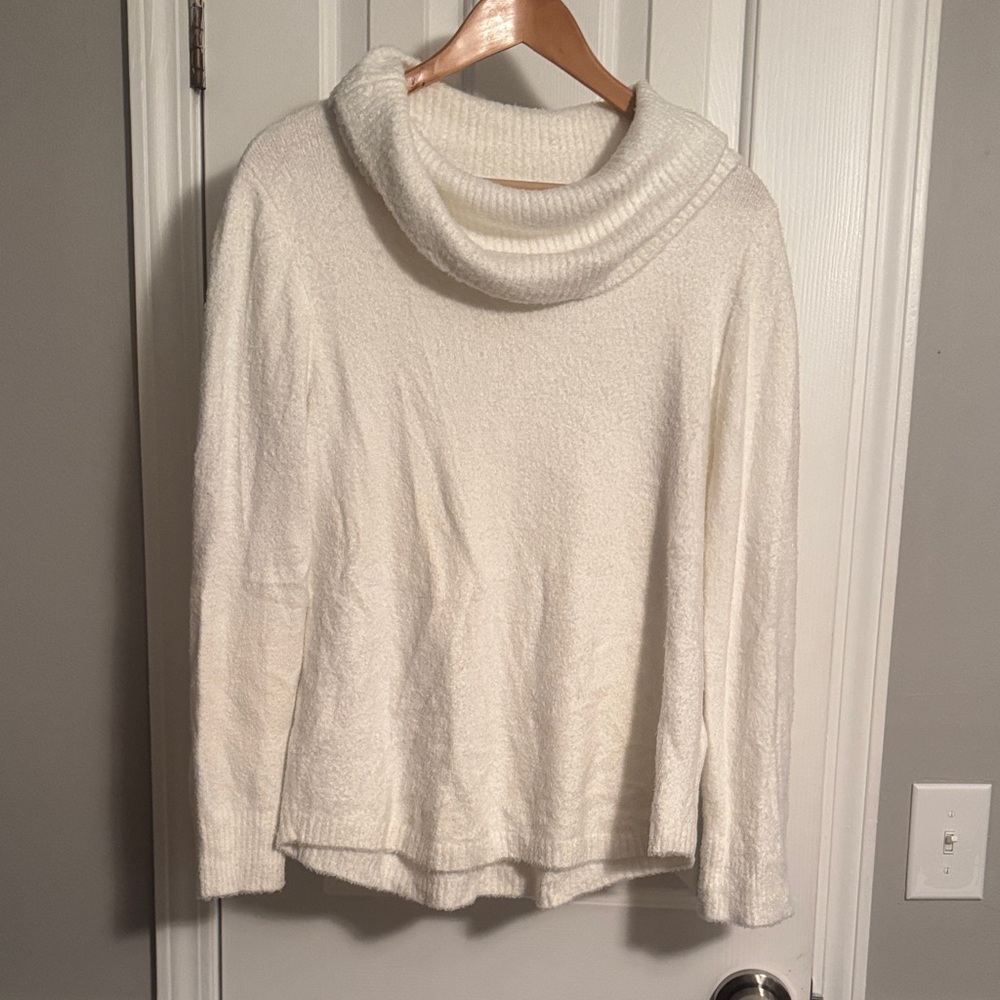 Rachel Zoe Cream Cowl Neck Sweater (R)